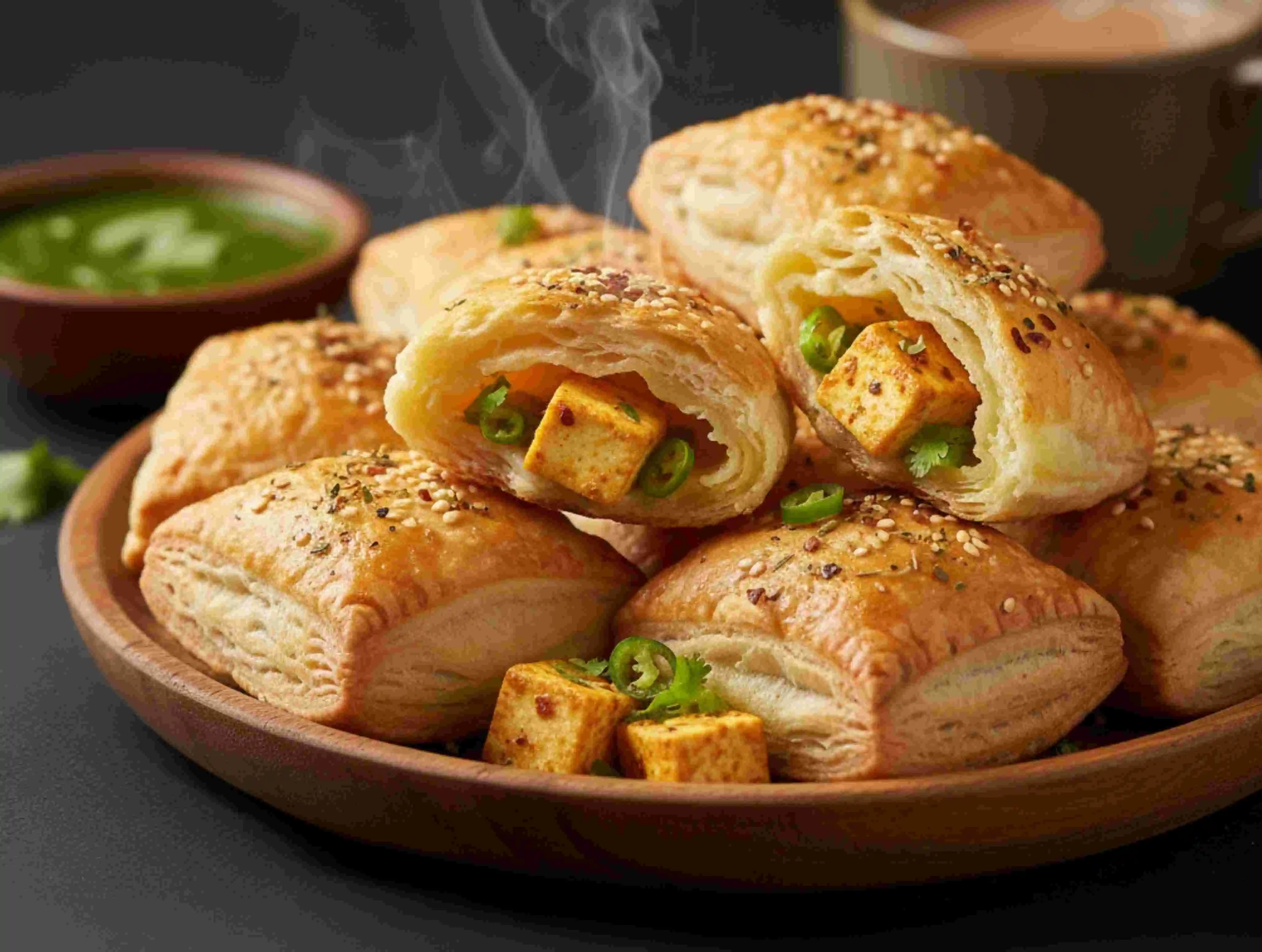 Mini Paneer Puff